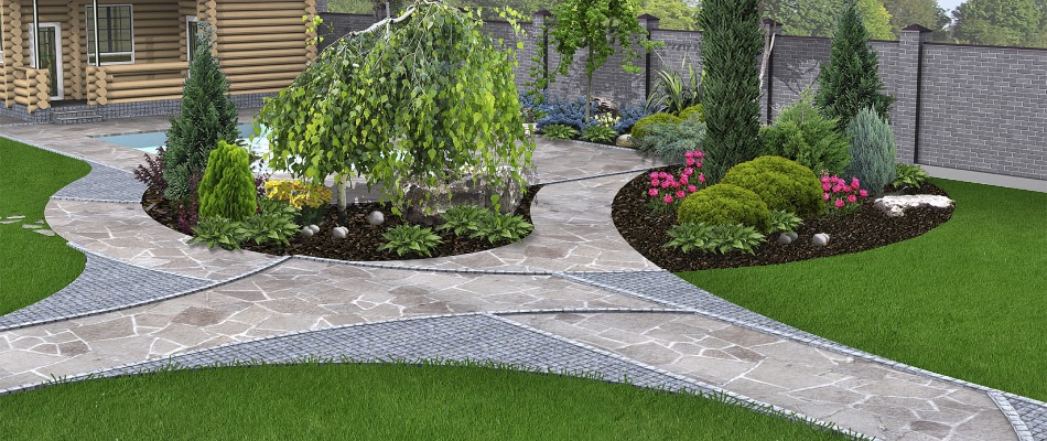 Rendering of a walkway project in Omaha, NE.
